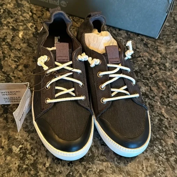 Timberland Newport bay canvas skateboard sneakers NIB 10 - Picture 2 of 8